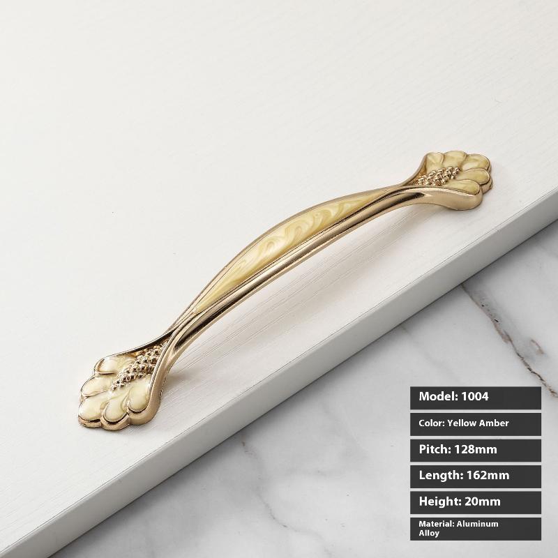 Retro Antique Cabinet Door Handles Kitchen Cupboard Pulls Drawer Knobs Solid Aluminum Alloy Hardware