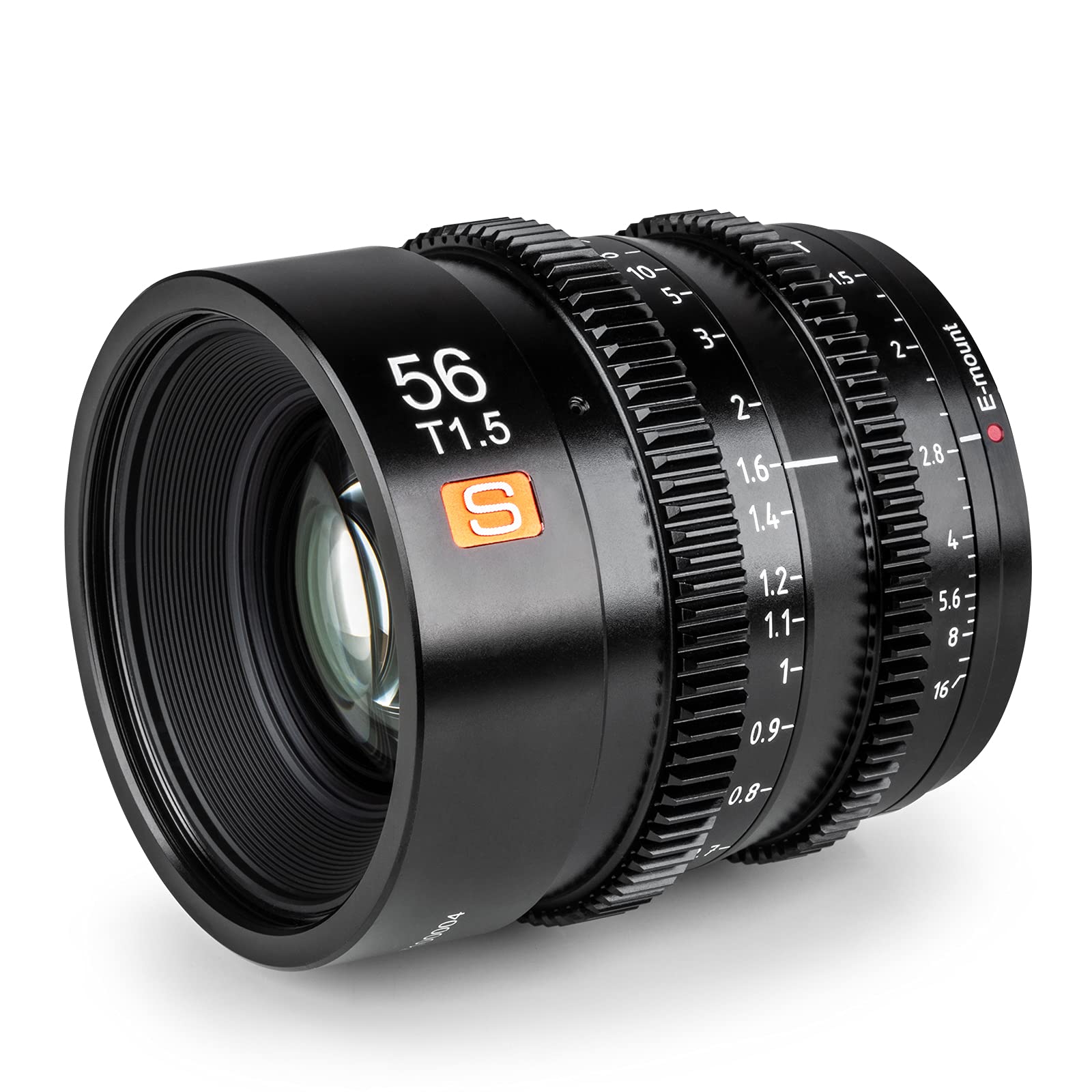 

VILTROX S56mm Об єктив з фіксованою фокусною відстанню Об єктив кінематографічного класу великого діаметру для Sony E Mount Змінний об єктив Легкий Ручне фокусування Для кінозйомки чорний