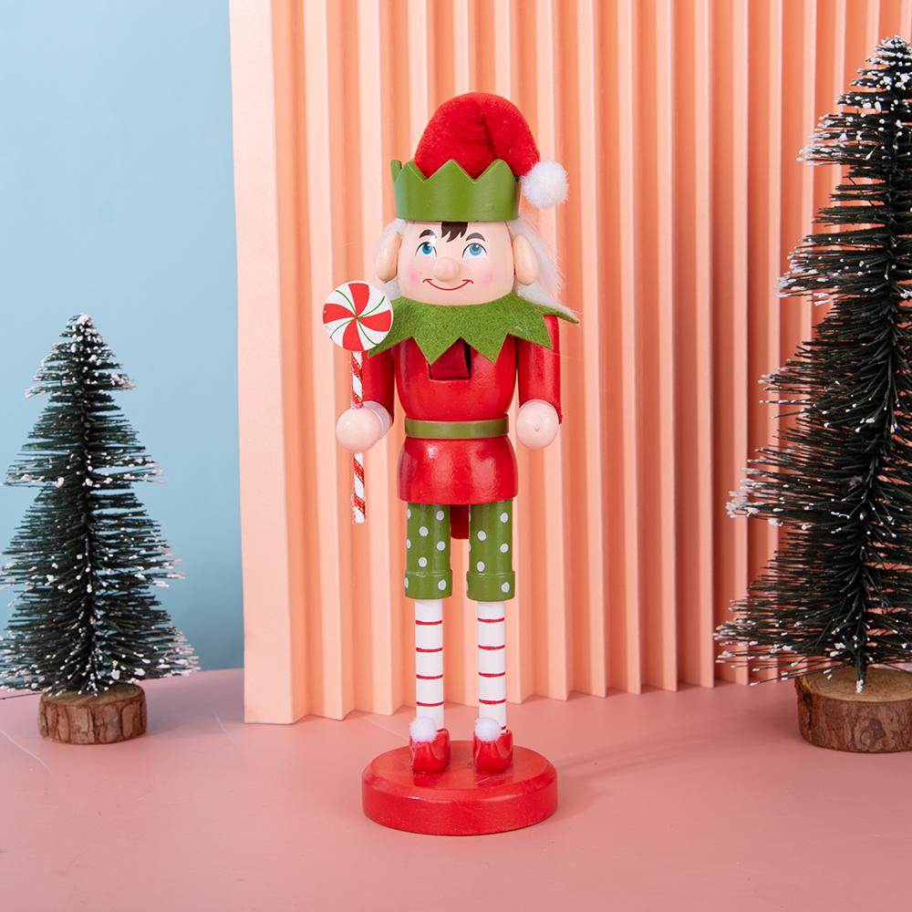 Christmas Elf Nutcracker Figurine