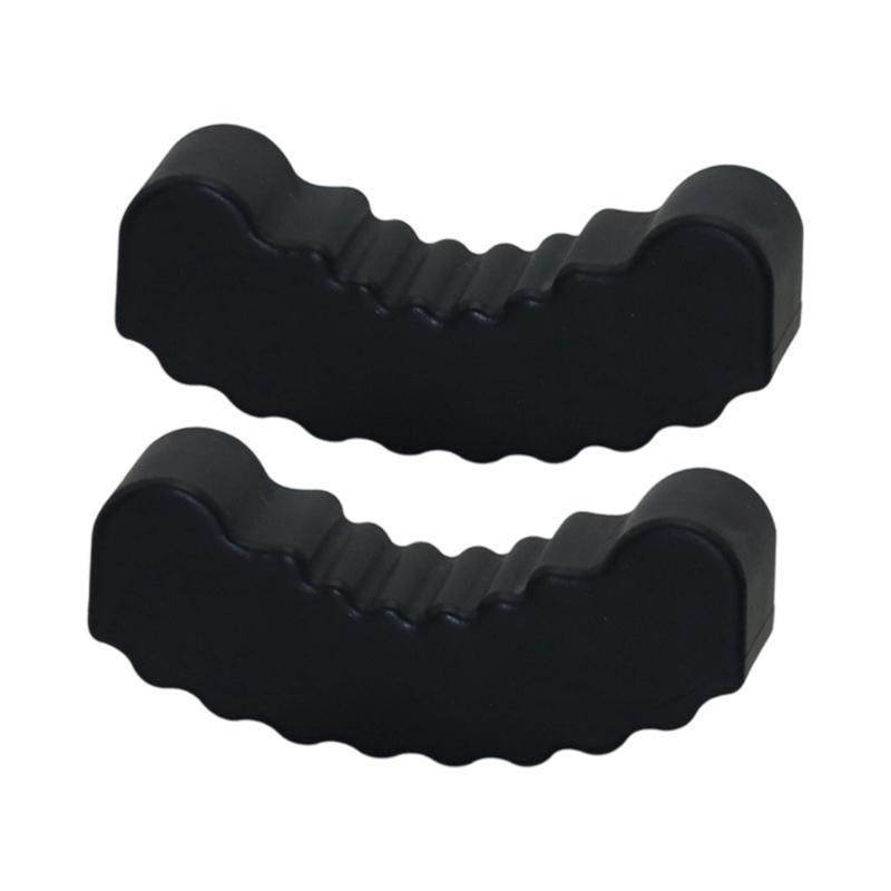 2 Peças de Pastilhas de Suporte Reforçadas de Borracha para Equipamento de Elevação de Veículos de 3 Toneladas 6 Toneladas Proteção de Trilho Pad na Cor Preta