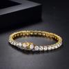 Tennischain Jewelry 2-6Mm Tennis Chain, Fashionable Men And Women Hip-Hop Zircon Bracelet High Sense