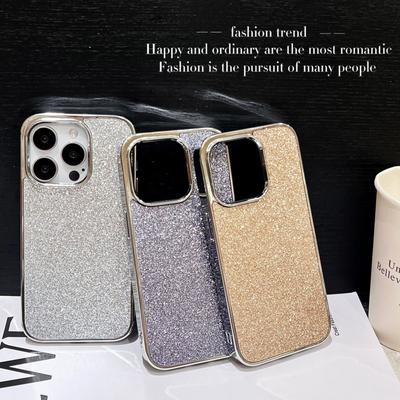 Luxurious Electroplated Glitter IPhone 14 Case, Suitable for IPhone15 Pro Max, High-end 13 Anti-drop 12 Protective Case