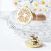 3Pcs Sealing Stamp Head Wax Stamp Head Brass Scrapbooking Stamp Head Emboss Sealings Waxes Seal Stamp Head Replacements