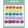 Wooden Screw Disassembly Toys Educational Screw Disassembly Assembly Shape Color Toys Montessori Interactive Game for Baby Gift