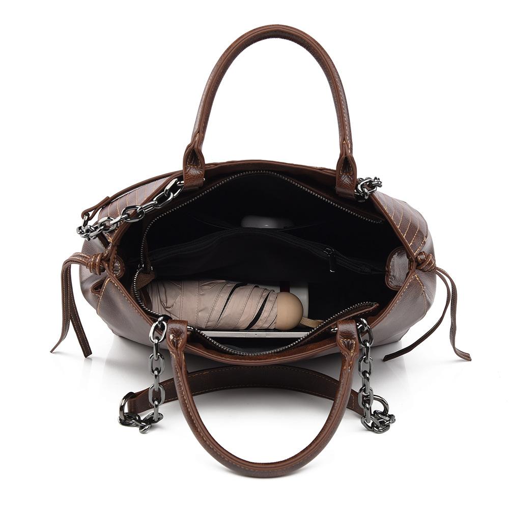 Tote Bag with Crocodile Pattern Women's Shoulder Bag, Large Capacity, High-end Feel, Women's Bag, Fashionable Temperament, Commuting Handbag