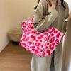 Leopard Tote Bag Large Capacity Bag Women's Shoulder Shopper Bag
