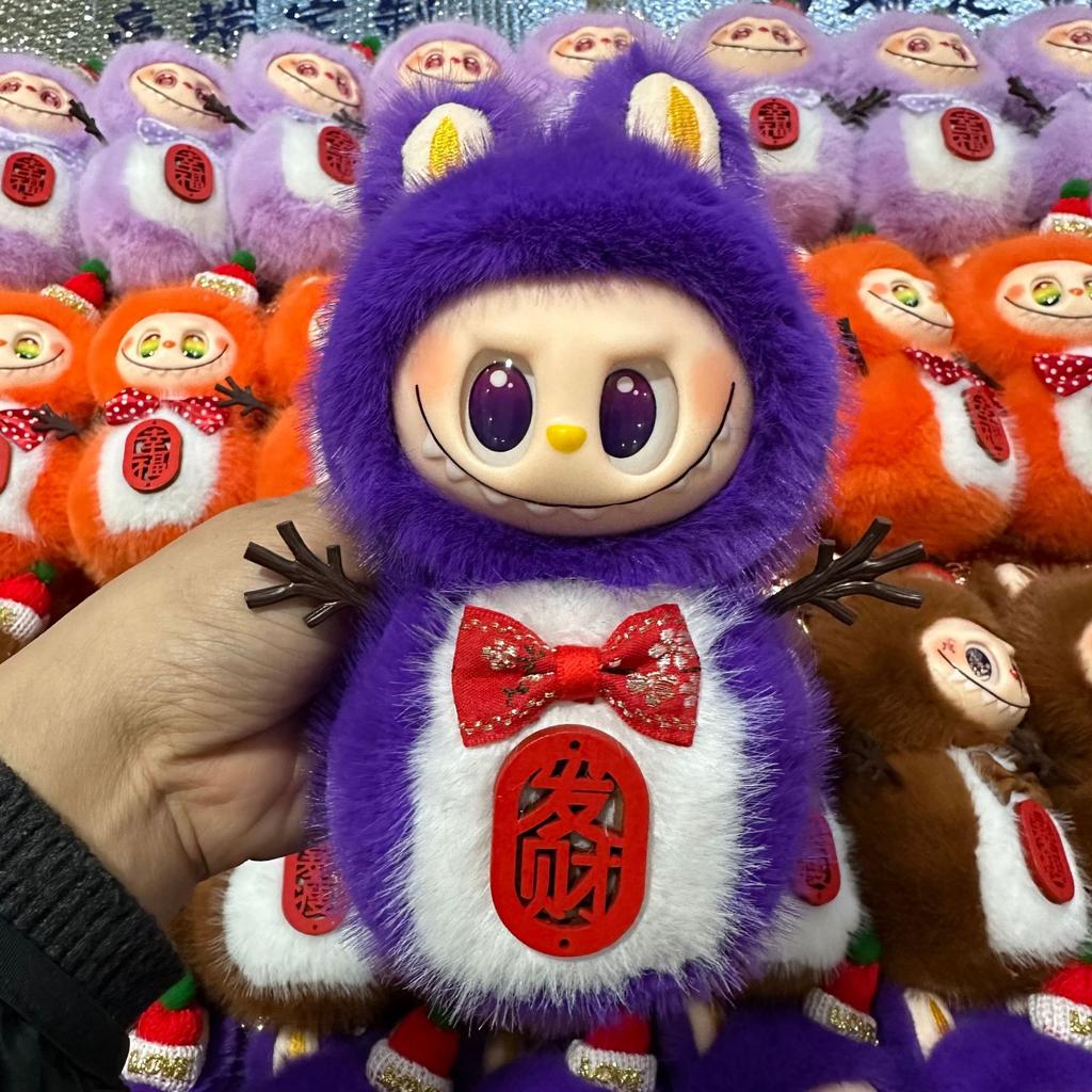 New Year's Snowman Plush Pendant Book Bag Pendant Keychain Gift Doll