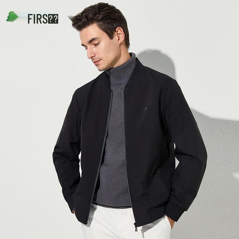 Men's Business Casual Baseball Collar Jacket