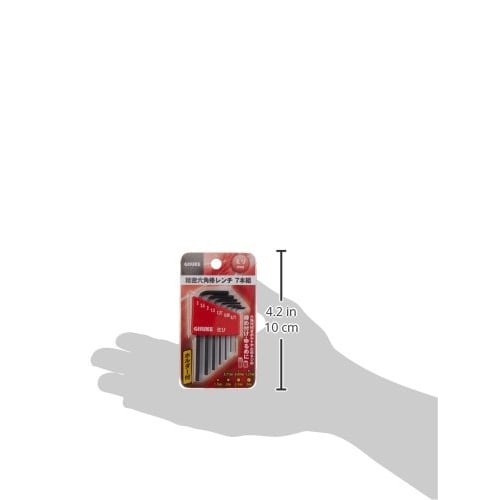 Takagi GISUKE Precision Hex Wrench with Holder, Set of 7 mm