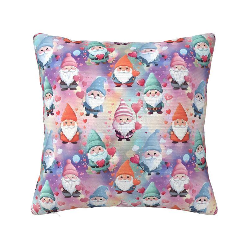 Дисней Гномео и Джульетта Аниме Наволочка Домашний Декор Мультфильм Каваи Романтическая Комедия Современная Наволочка Мягкая Наволочка 12x12Inch