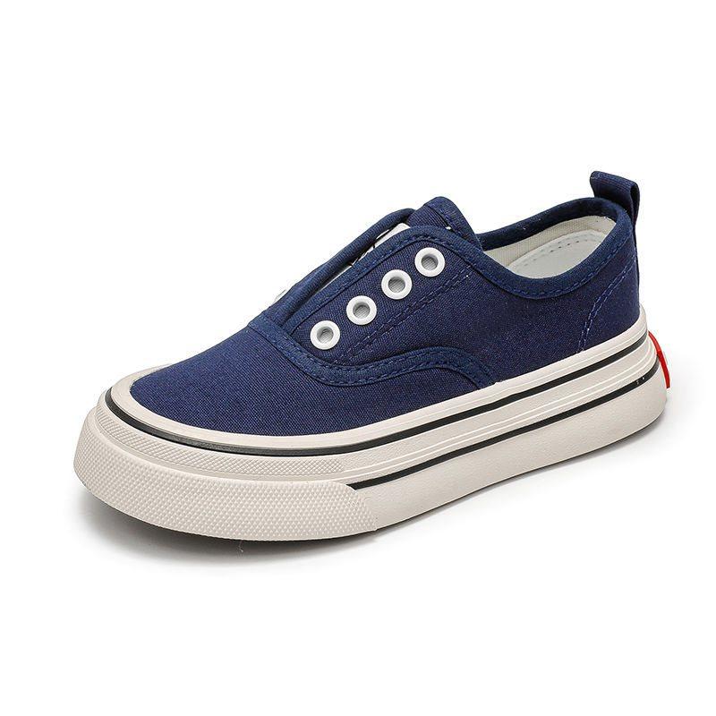 Classmate children's canvas shoes women's spring and autumn new one-pedal boys' shoes soft-soled casual shoes