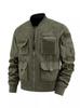 Multi-Pocket Waterproof Mountain-Style Windbreaker for Outdoor Camping