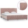 vidaXL Bettgestell Rosa Samt 160x200 cm