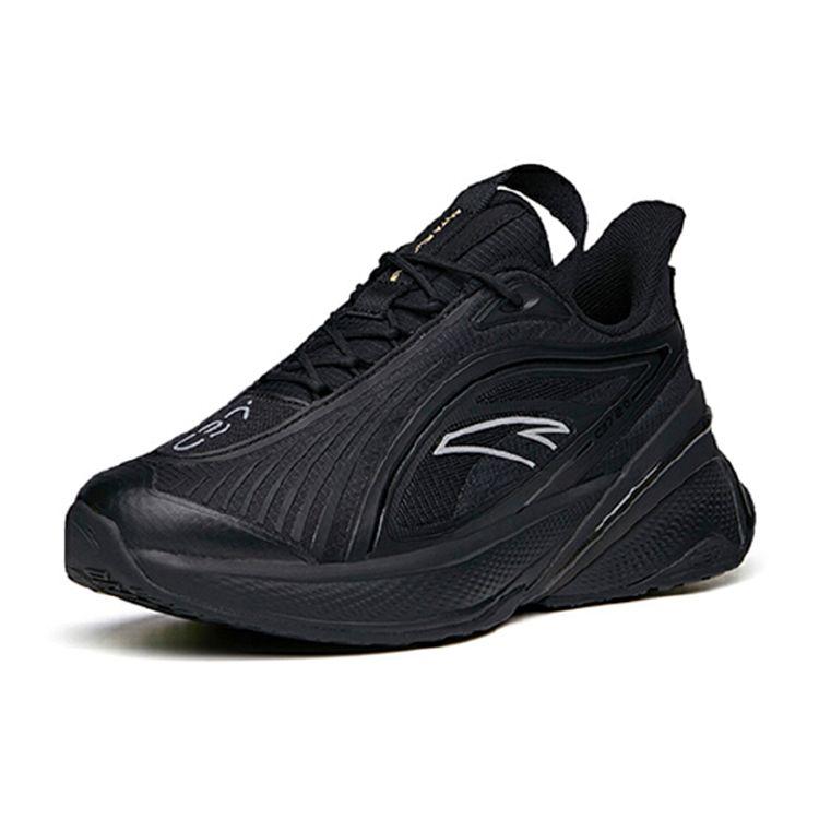 Anta C37 2.0 Shock Absorption Non-Slip Low-Top Running Shoes Women sneaker Black 122135537R-3