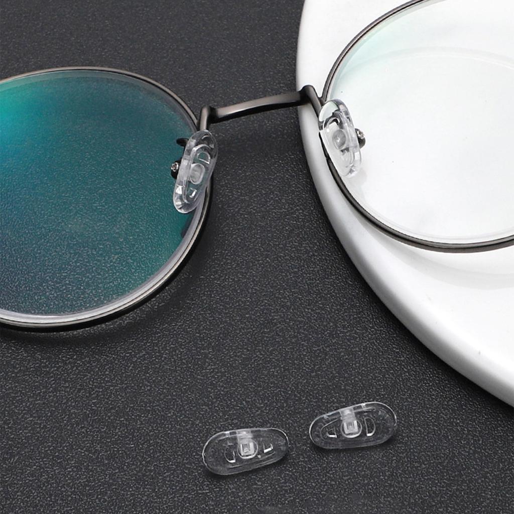 Pack Of 20 Silicone Nose Pads For Glasses Universal G14 Fit Soft AntiSlip Design Eyewear Accessories Replacement Part