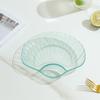 Kangxingda Plastic Transparent Snack Plates (Set of 5)
