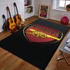 Arsenal Logo mit Kanone Design Gemustertes Teppich ein rutschfester Teppich geeignet für alle Jahreszeiten und jede Umgebung, Geschenk