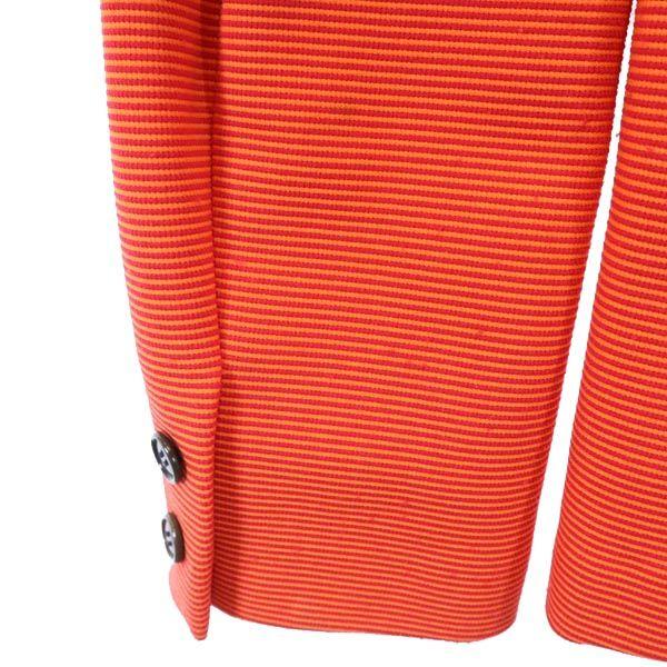 Y's Border Pattern tailored jacket M Orange Men's Used