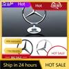 C200 E200 New 2025 For Mercedes Benz Zinc Alloy Car Front Hood Emblem Bonnet Label Badge Decal Sticker For Mercedes Benz W204 W2