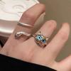 Cute Cat Ring For Women  Design Adjustable Open Silver Color Snake Rings Gothic Trendy Finger Rings Jewelry Gifts