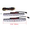 DRL LED Auto Tagfahrleuchten 6 LED Auto Nebelscheinwerfer 9 LEDs Weiß Gelb Blinker Fahrnebellampen