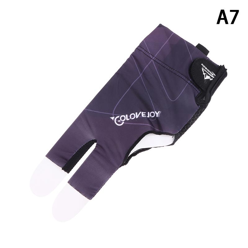 Billiards Glove Left Hand Three Finger Snooker Billiard Glove Non Slip Stickers Elasticity Billiard Training Gloves Accessories