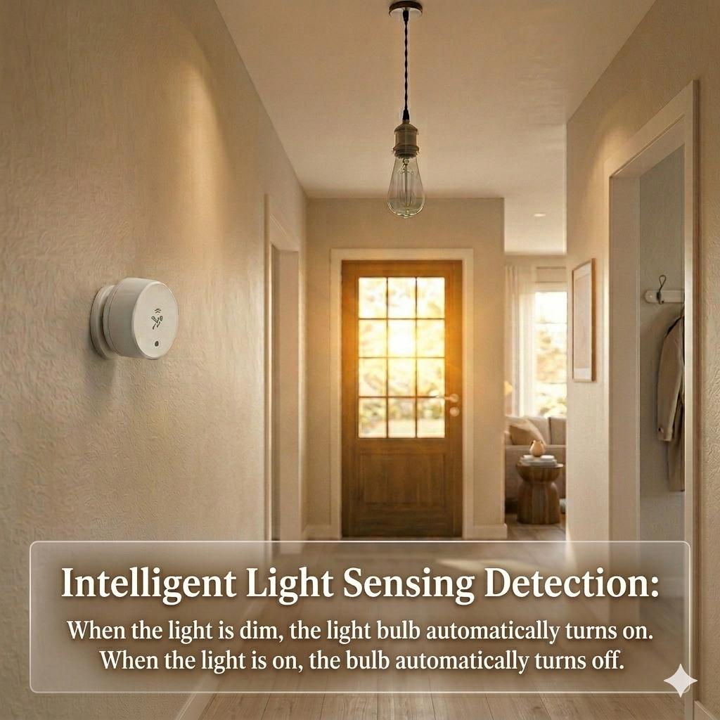 Tuya Zigbee Human Presence Sensor 24G MmWave Radar,Temperature Humidity Luminance Detection Support Zigbee2mqtt Home Assistant