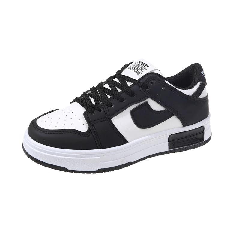 Plateau-Freizeitsportschuhe Damen Frühling, Herbst und Winter neu Nische vielseitig Laufschuhe weiß