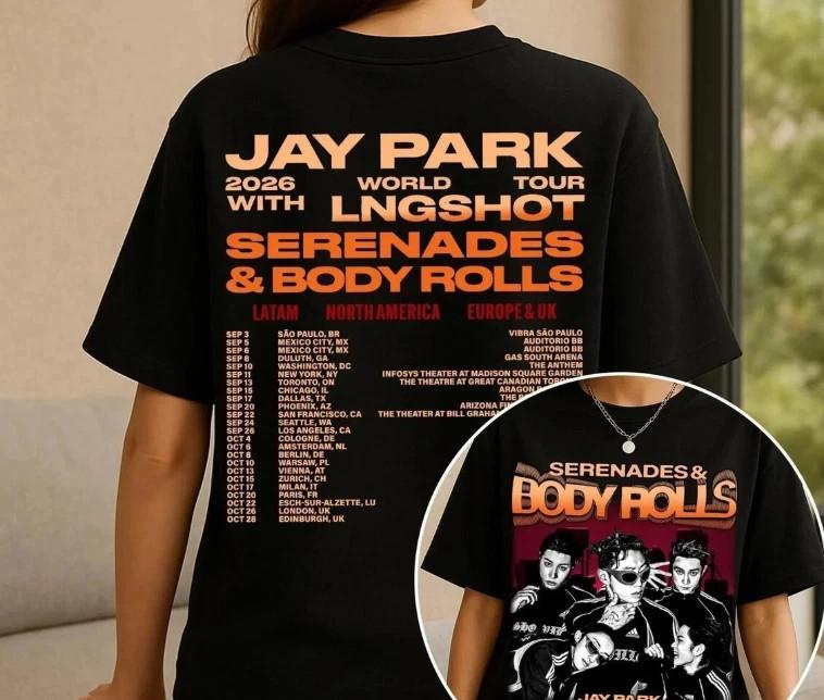 Jay Park World Tour Serenades & Body Rolls With LNGSHOT 2026 Reprint T-Shirt