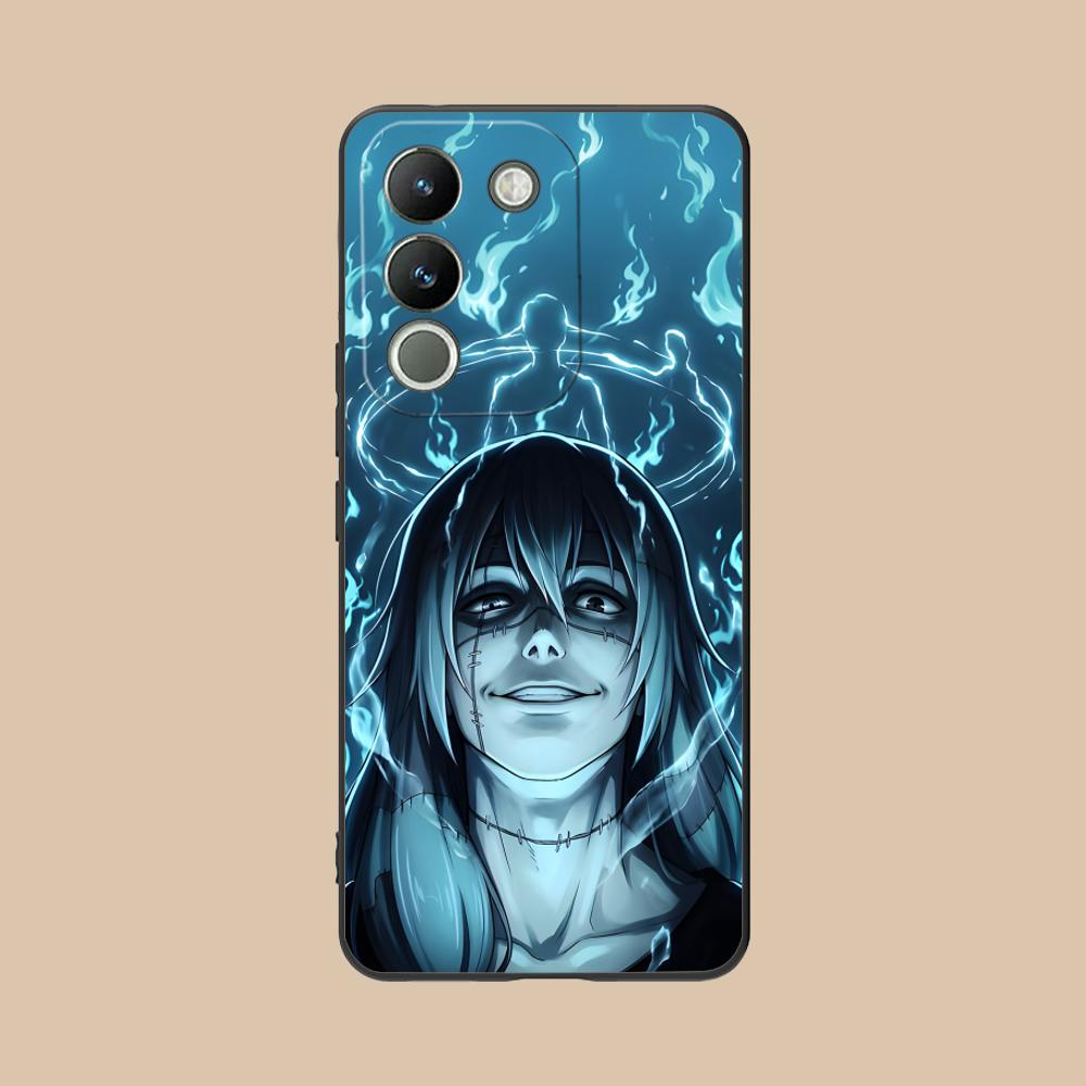 JJK Mahito Phone Case for VIVO Y77 76 75 74 73 72 58 56 55 51 50 38 36 Y19 Y18 Y03 Y01 5G Soft TPU Shockproof Cover