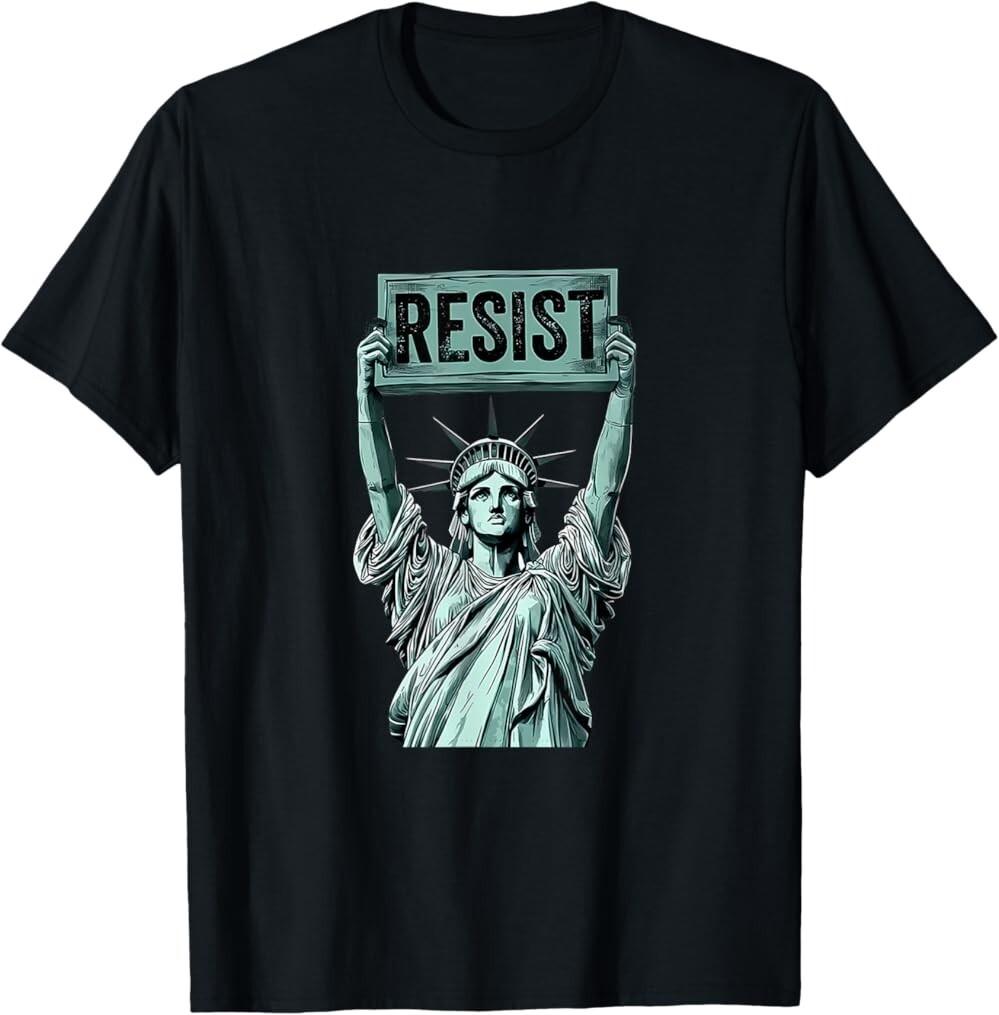 T-shirt Resistenza, T-shirt Anti Trump, Maglietta Unisex
