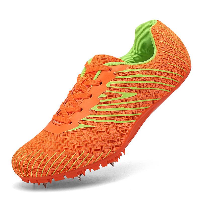 New Track and Field Running Nail Shoes Men's and Women's Competition Sports Training Shoes Students Middle and Long Distance Running Long Jump