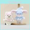 Christmas Bear Plush Keychain With Hat Pp Cotton Stuffed Animal Toy For Kids Gift