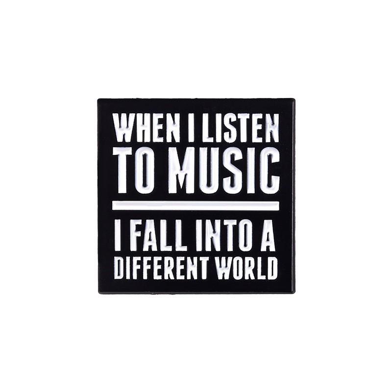 Stylish And Inspirational Metal Letter Brooch Set For Trendy Minimalist Fashion