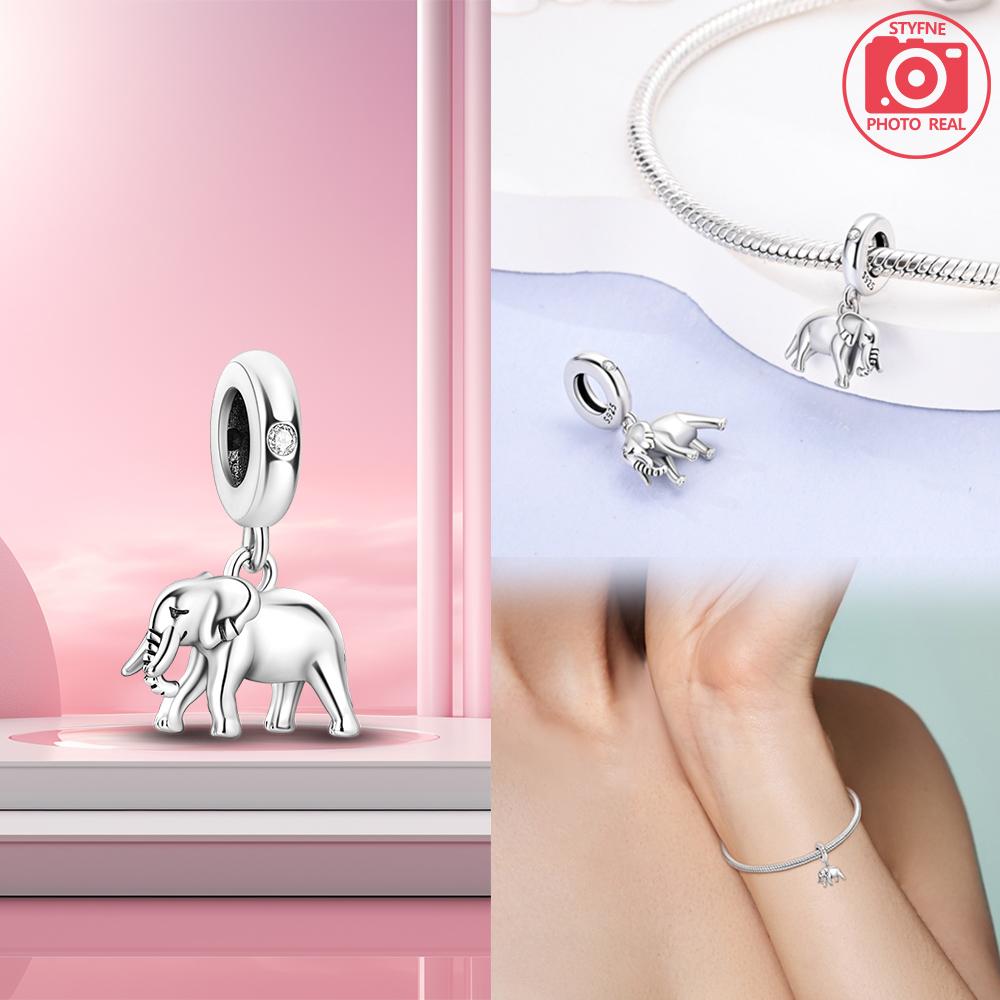 Copperhappy Elephant Pendant For Originalbracelet Necklace Jewelry Making