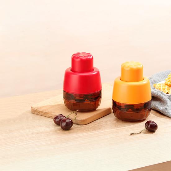 Cherry Pitter Tool 7-Hole Cherry Pit Extractor Ergonomic Cherry Tool Noise-free Cherry Pit for Left