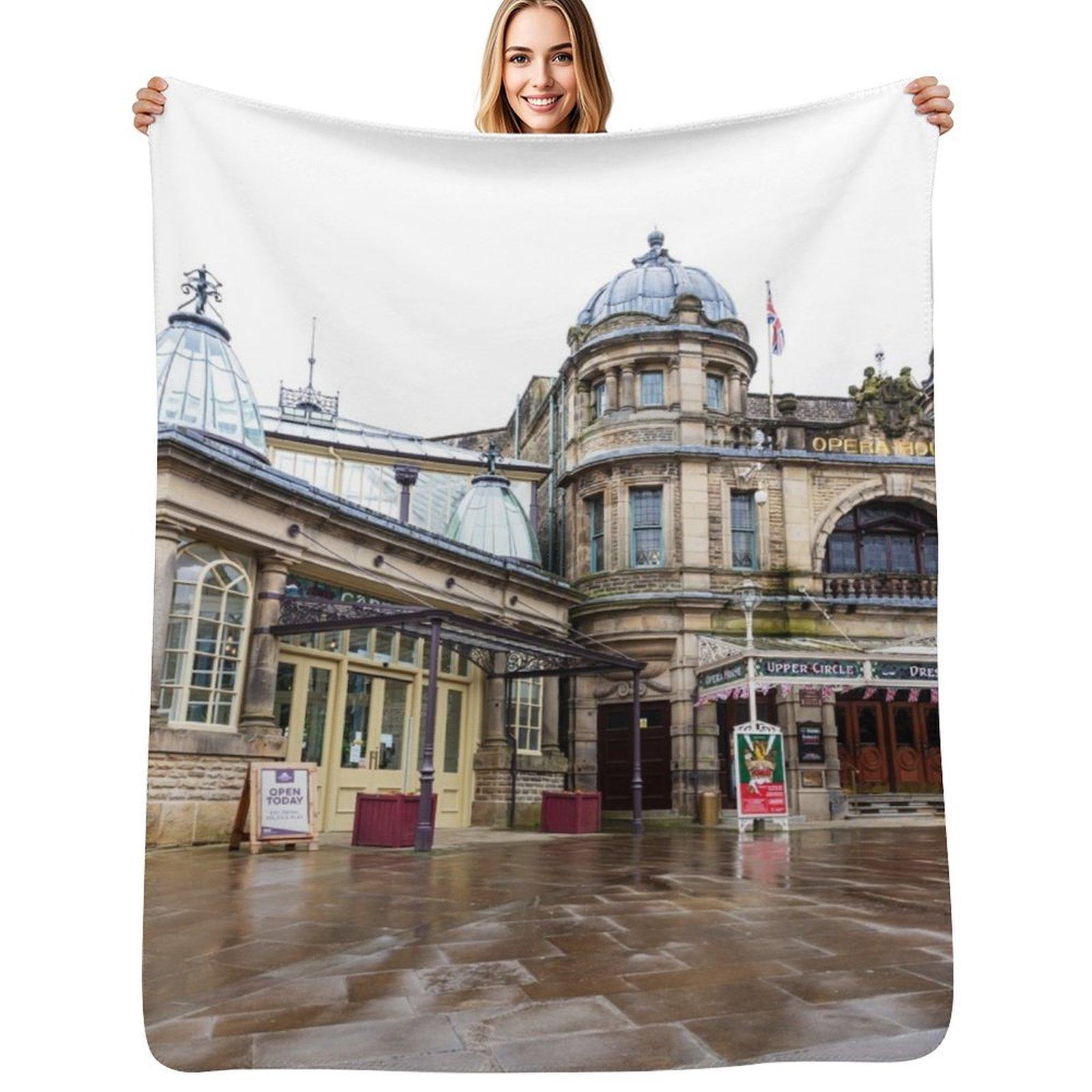 

Buxton Opera House Derbyshire England Throw Blanket Outdoor Soft Blanket for Picnic Beach Camping 102x76cm(40x30in)