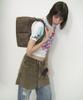 Fillintheblank Soft Basket Hobo Bag (S)(Brown)