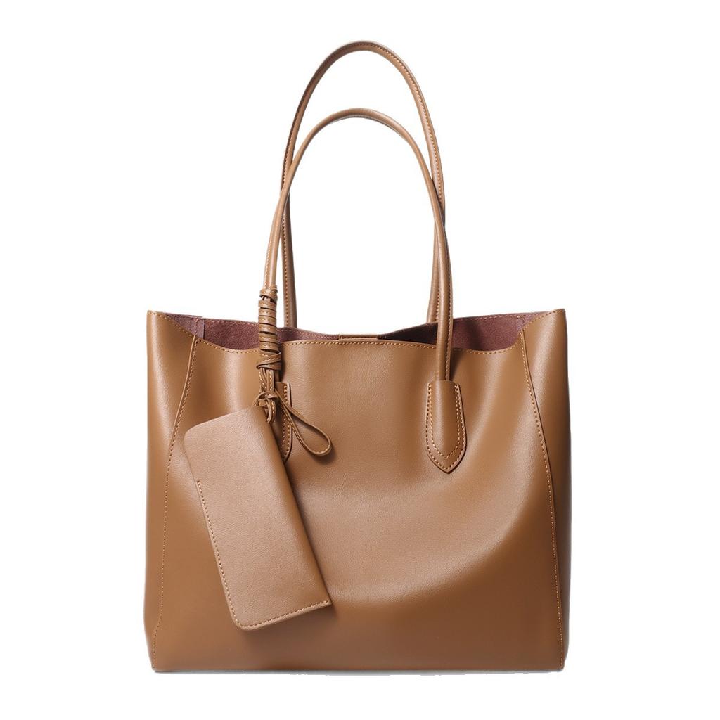 Genuine Leather Women 'bag Large Capacity Bag Shoulder Bag Women' Commuting Tote Bag To Work