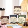 30 Peças Mini Carimbos de Madeira do Alfabeto Inglês Vintage, Selos DIY de Letras Maiúsculas, Suprimentos Artesanais para Journaling