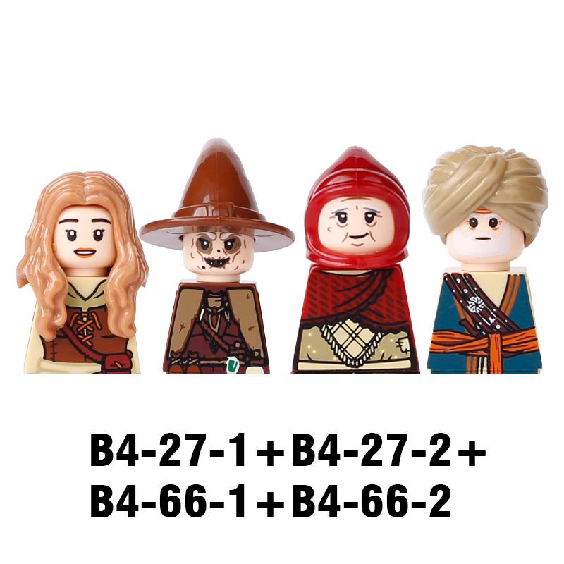 MOC Medieval Castle Building Blocks Set House Bedroom Table Furniture Kitchen Knight Witch Wizard Halloween Skeleton Brick Toys