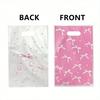 Pink Bow Party Favor Bags Bow Coquette Goody Candy Bags, Pink Bow Party Treat Bags Coquette Party Supplies Decorations for Pink Coquette Bow