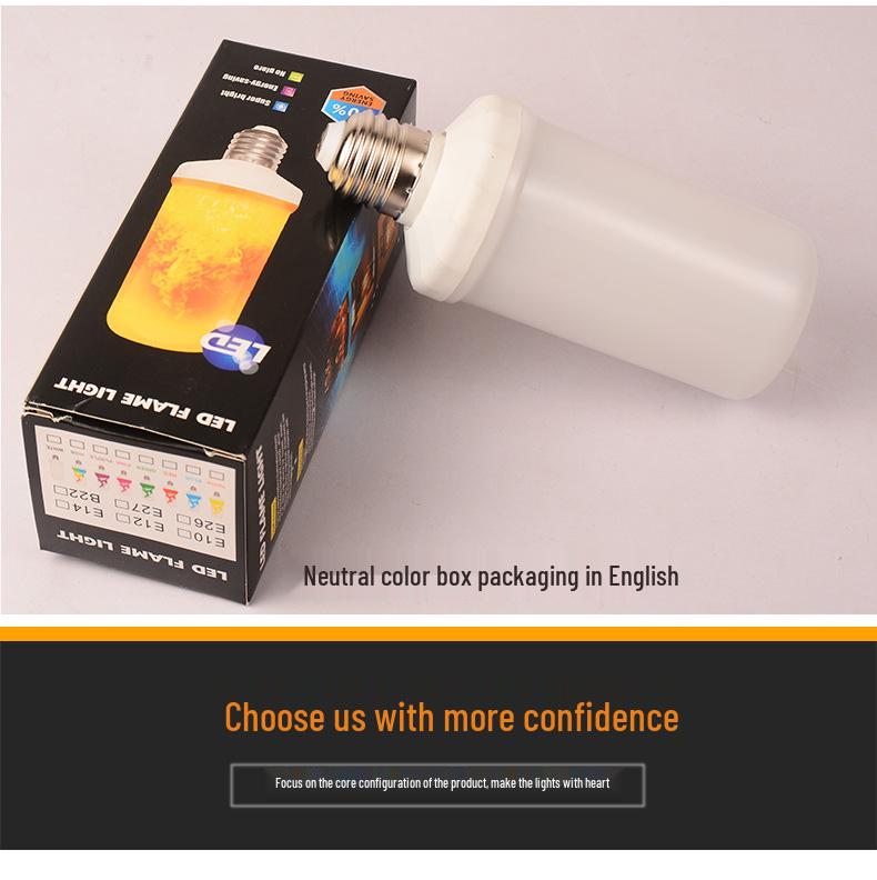 LED-Fackel-Glühbirne mit Schwerkraftsensor für Halloween-Außendekoration