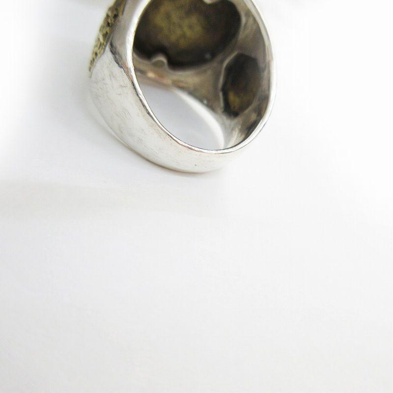 Used FIGMART Figmart No. 21 Ring Mexican Maria College Silver 925 Brass Accessories Antique Vintage Processing FIG-fr0374
