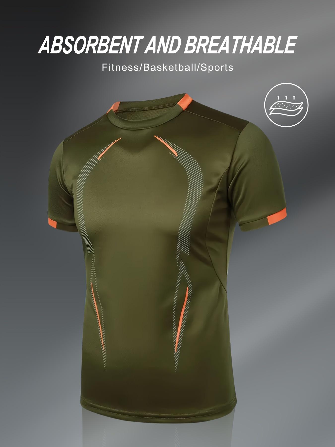 

Men S Athletic Performance T-Shirt High Stretch Polyester S дубильная кора