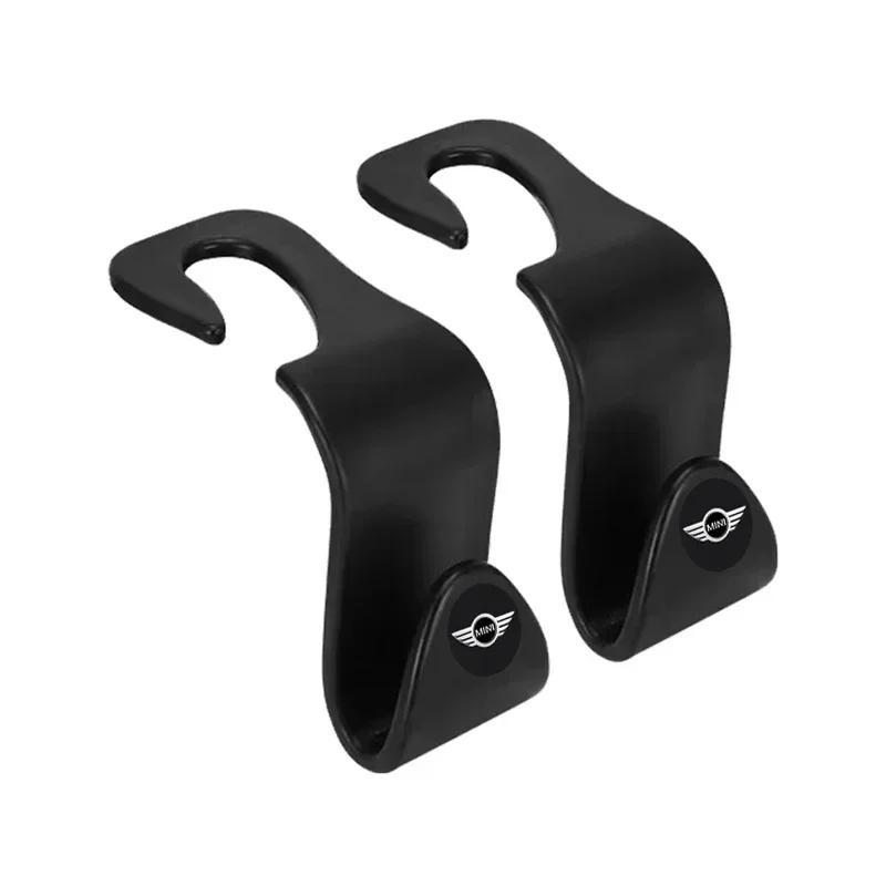 BAIL4 X5 X7 For BMW Car Hook Seat Headrest Organizer Holder Accessories For MINI Cooper One JCW Clubman Countryman R55 R56 F55 F56 R57