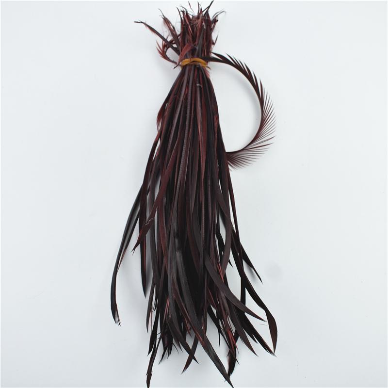 Färgade Naturliga Gåsfjädrar För Hårhantverk Fjädrar För Smyckestillverkning Flugbindningsmaterial Dekoration Karneval Drömfångare