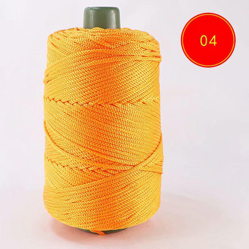 230 Grams Light Viscose Ice Rope 200M Summer Sun Hat Handwoven Diy Hook Cushion Hollow Bright Silk Medium Thick Wool Yarn Thread