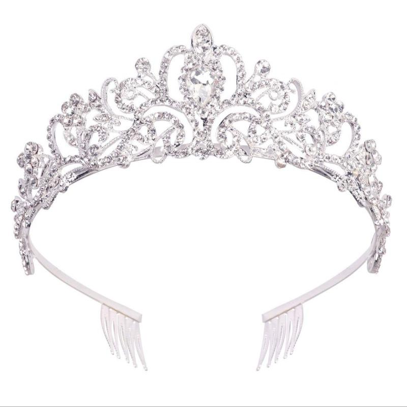 Queen Girl Crown IR Party Decoration Crown Birthday Ribbon Crown Set