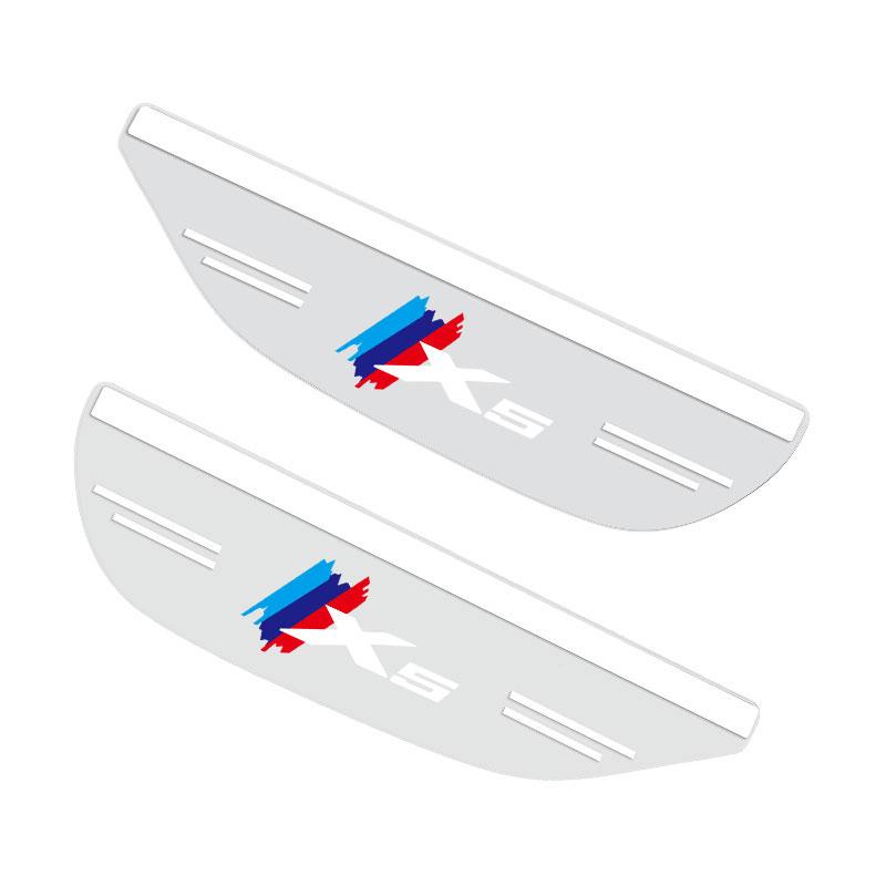 2-teilige Rückspiegel-Regenbraue, Rückspiegel-Seitenregen- und Schneeschild für BMW Performance X1 X2 X3 X4 X5 X6 X7